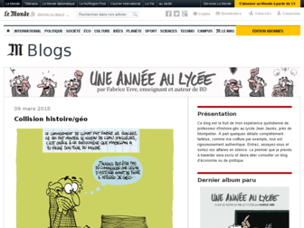 uneanneeaulycee.blog.lemonde.fr website preview