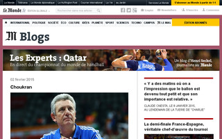 handball.blog.lemonde.fr website preview