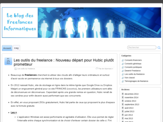 blog.freelance-informatique.fr website preview