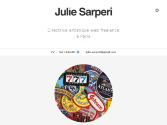 juliesarperi.com website preview