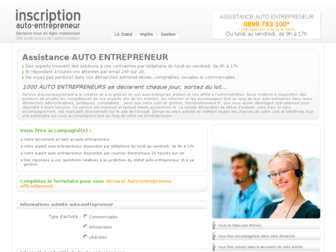 declarer-auto-entrepreneur.fr website preview