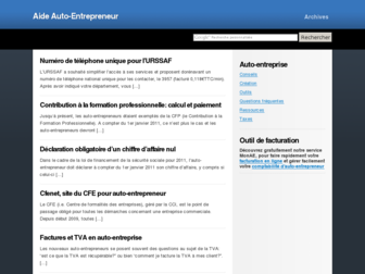 aideautoentrepreneur.com website preview