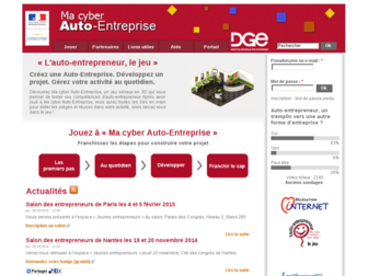 macyberautoentreprise.entreprises.gouv.fr website preview