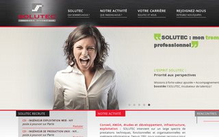 solutec.fr website preview