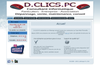 dclicspc.fr website preview