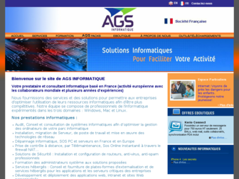 ags-informatique.fr website preview
