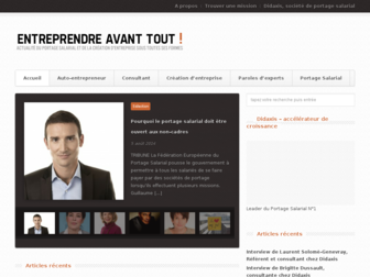 entreprendreavanttout.fr website preview