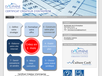 certificat-creation-entreprise.dauphine.fr website preview