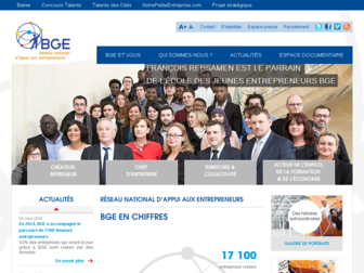 bge.asso.fr website preview