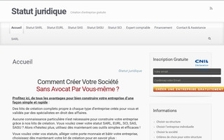 statut-juridique.com website preview