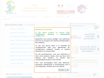 eirl.fr website preview