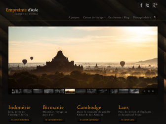 empreintedasie.com website preview