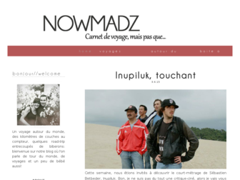 nowmadz.com website preview
