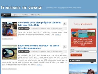 itinerairedevoyage.fr website preview