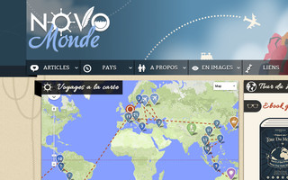 novo-monde.com website preview