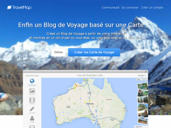 travelmap.fr website preview
