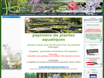 lejardindeau.com website preview