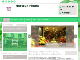 nectouxfleurs.com website preview