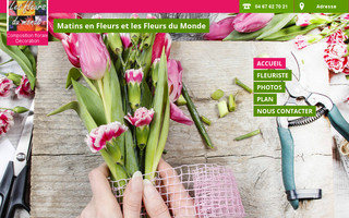 matinsenfleurs.fr website preview