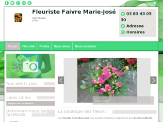 faivre-fleurs.com website preview
