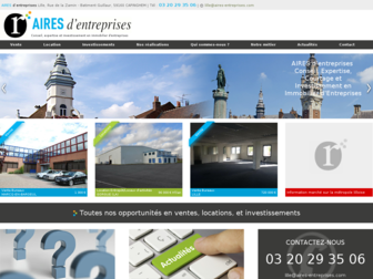 aires-entreprises-lille.fr website preview