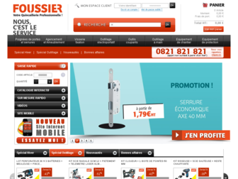 foussierquincaillerie.fr website preview