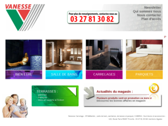 vanesse-carrelage.fr website preview