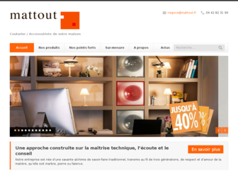 mattout.fr website preview