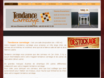 tendancecarrelage.com website preview