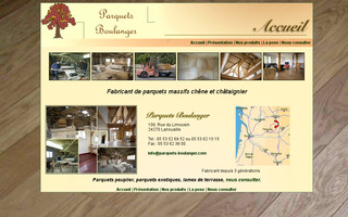 parquets-boulanger.com website preview