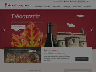 vins-rhone.com website preview