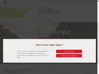 vins-bergerac.fr website preview