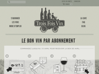 troisfoisvin.com website preview