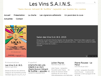 vins-sains.org website preview