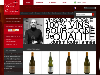 vins2bourgogne.com website preview