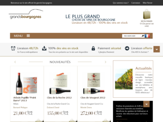 grandsbourgognes.com website preview