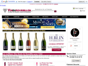 vinduroussillon.fr website preview