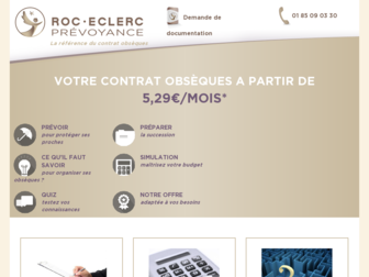 roc-eclerc-prevoyance.com website preview