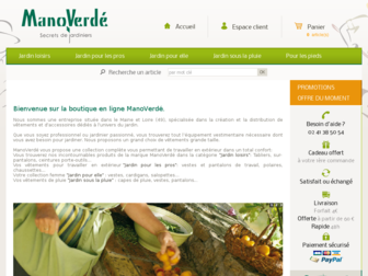 manoverde.fr website preview