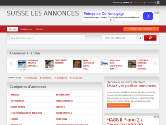 suisse-les-annonces.com website preview