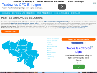 belgique.lepetitbazar.fr website preview