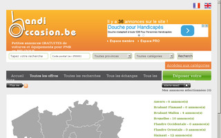 handi-occasion.be website preview