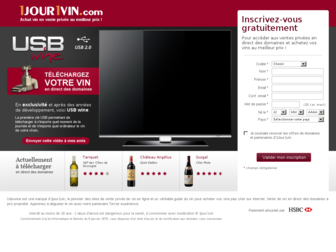 usbwine.com website preview