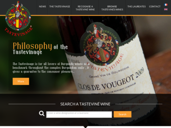 tastevinage.fr website preview