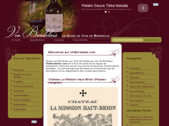 vinbordelais.com website preview