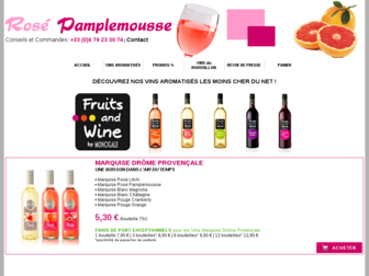 rose-pamplemousse.com website preview