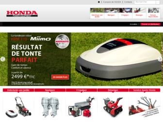 honda-equipement.fr website preview