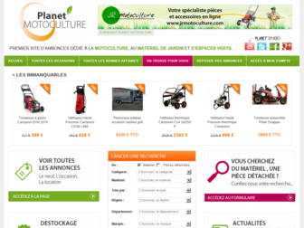 planet-motoculture.com website preview