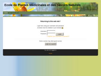 foad.ecoledeplantesmedicinales.com website preview