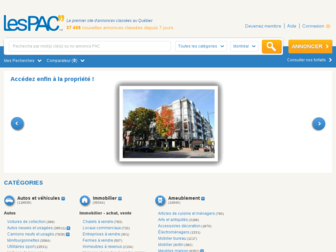 lespac.com website preview